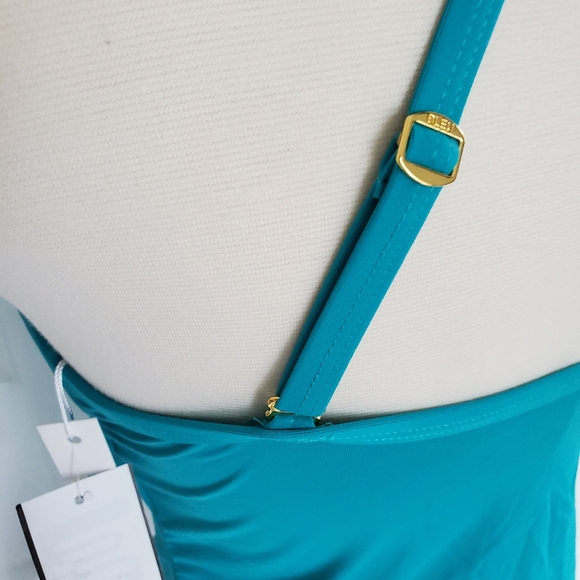 Bleu by Rod Beattie Beaded Keyhole Halter Tankini - Picture 4 of 10